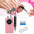 35000 rpm Electric Nail Drill Potable Nail Grinding Machine Polishing Pedicure Manicure ToolEU Plug Pink