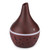 USB Humidifier Wooden Grain Mini Portable Desktop Air Humidifier Night LightHollow Dark Wooden Grain