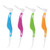 8pcs/set Colours Disposable Toothpicks Soft Interdental Brushes Dental Oral Care Tools