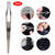 2Pcs Dreadlocks Hair Extension Crochet Hook Tools for Wig Dreadlock Braiding Hair Silver