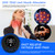 Pretfy Mini Neck Massager, 6PCS Body Massager, 8 Modes 19 Levels Electric Leg Massager, Portable Cervical Massager, USB Shoulder Electric Massagers, Pain Relief for Arms, Neck, Back, Waist, Legs