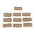 10pcs Urinary Bag Elastic Band Hook Loop Fasteners Urine Bag Fixation Strap Band for Men