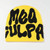 Cross-border hot sale MEA CULPA Korean style  versatile autumn and winter hip-hop European and American trendy letter jacquard knitted hat 色	Yellow black