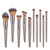 10Pcs Champagne Gold Makeup Brushes Set Foundation Eyeshadow Eyebrow Blush Brush Beauty Tools