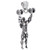 Clip On Charm Pendants Titanium Steel Zipper Pendant DIY Jewelry Supplies for Senior