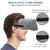 Cotton Sleeping Eye Mask Light Shielding Sleeping Eye Mask with Adjustable Strap for Night Sleeping Nap Travel