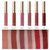 6pcs Professional Waterproof Matte Metallic Lipstick Long lasting NOn sticky Liquid Lips Makeup
