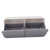 Wall Mounted Clamshell Storage Box 2 Grids Multifunctional Dustproof Flip Storage Box for Home Kitchen Bathroom Office