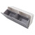 Wall Mounted Clamshell Storage Box 2 Grids Multifunctional Dustproof Flip Storage Box for Home Kitchen Bathroom Office