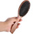 Dark Brown Men Beard Brush Comfortable Handle Using Practical Facial Beard Cleaning Shaving Brush