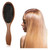 Dark Brown Men Beard Brush Comfortable Handle Using Practical Facial Beard Cleaning Shaving Brush