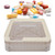1#100 Holes Capsules Filling Tool Empty Capsule Plates Capsule Filling Machine1# Transparent