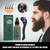 West&Month Beard Growth Kit 30ml Beard Growth Spray Anti-hair Loss + Beard Roller Safe Painless Microneedle Roller