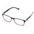 Unisex Elderly Reading Glasses High Definition Eye Glasses Spectacles with Storage Box(+100 )