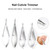 Nail Cuticle Trimmer Stainless Steel Cuticle Nipper Russian Style Dead Skin Remover Manicure Tool