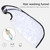Professional Hair Washing Funnel Hair Care Shampoo Funnel Styling Funnel Waterproof Washing Home Hair Salon Tools