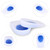 Gel Heel Cups Inserts and Compression Heel Sleeves Socks
