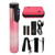 Wireless Rotary Tattoo Machine 10000RPM OLED Screen Tattoo Cartridges Battery Pen with 2 Battery Coral Red