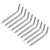 10pcs Dental Air Water Syringe Tip Stainless Steel Teeth Cleaning Air Water Spray Nozzles for Dental Chair