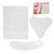 18pcs Reusable Wrinkle Pad Silicone Soft Portable Forehead Face Neck Chest Wrinkle Patches for Women