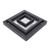 3pcs Fake Nails Display Organizer Case Transparent Film Oxidation Resistance Jewelry Storage Box Black