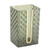 Tissue Box Holder Wall Mounted Adhesive Semi Transparent Rectangular Under Cabinet Facial Tissue Dispenser for Bathroom