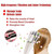 Electric Massage Comb Head Massager Hair Scalp Massager Comb Hair Care Massage Comb for Combing Wet or Dry Hair