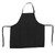 Waterproof Nail Art Apron Pure Color Apron Unisex Cooking Apron with Adjustable NeckbandBlack