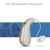 1PCS Mini Rechargeable BTE Ear Back Type Hearing Device Low Power Consumption Sound Amplifier