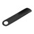 Shoe Horn Rubber Handle Portable Solid Shoe Spoon Tongue Travel Shoe Helper StickBlack