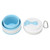 Collapsible Travel Cup Reusable Portable Silicone Folding Coffee Cup for for Outdoor Camping 750mlLight Blue