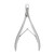 Cuticle Nippers Dead Skin Removal Tightly Biting Stainless Steel Manicure Scissors with Sleeve
