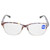 Gray Pattern Frame Stylish Reading Glasses Unisex Elderly Simple Presbyopic Glasses(+350 )