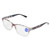 Gray Pattern Frame Stylish Reading Glasses Unisex Elderly Simple Presbyopic Glasses(+350 )