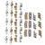 Viking Beard Hair Beads DIY Decorative Hair Braiding Beads for Parties Film Festivals Weddings