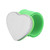 HeartShaped Pin Holder Wristband Magnetic Hair Clip Wristband Wrist Sewing Pin Cushion Green