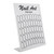 50Pcs Nail Art False Tips Chart Display Board Palette Nailtips Polish Gel Color Card (White)