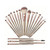 20pcs Makeup Brush Kit Coffee Brown Soft Skin Friendly Delicate Makeup Brush Full Set Beauty Tools