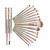 20pcs Makeup Brush Kit Coffee Brown Soft Skin Friendly Delicate Makeup Brush Full Set Beauty Tools