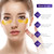 24K Gold Collagen Under Eye Mask Under Eye Patches Anti-Aging Under Eye Pads Reducing Dark Circles & Wrinkles 16 Pairs/Box