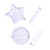 2pcs Professional Embossed Mold Nail Tools Metal Frame Bending Nail Art Equipment