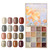 16 Colors  Nail Gel Palette Nail Art Color Gel UV Light Required Glossy Finish Nail Polish for Nail Art Manicure DIY