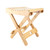 Folding Stool Bamboo Massage Shop Shaving Shower Footrest Home Portable Folding Seat