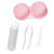 Contact Lens Case Cosmetic Simple Cute Portable Contact Lenses Box Holder with Tweezers Applicator