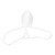 Men Bulge Cup Soft Polyester Cotton Stereo Shape Bulge Covering Up Underwear Cup with Strap White L