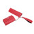 PU Leather Cigarette Lighter Holder Perfect Protection Dust Proof Portable Cigarette Lighter Case with Hanging Rope Red