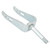 Wheelchair Front Wheel Fork Steel Bearing Wheel Front Fork for Wheelchair Replacement Parts