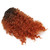 Mid Length Curly Wavy Wigs Women Female Synthetic Hair Gradient Brown Wigs