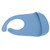 Adult Elderly Bib Waterproof Silicone Clothing Protector Eating Bib with Crumb CatcherBlue