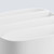 Cosmetic Storage Organizer Desktop Organization Multifunction Adjustable Makeup Holder for Eye Shadow Lipsticks White